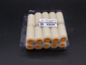 Vaschetta 10 ricambi rullino in tessuto velour