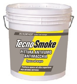 Idropittura Antifumo Antimacchia Bianca - Tecno Smoke Tecnorivest