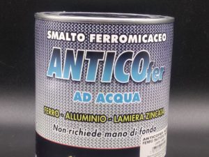 Vernice finitura trasparente satinata ad acqua Anticofer