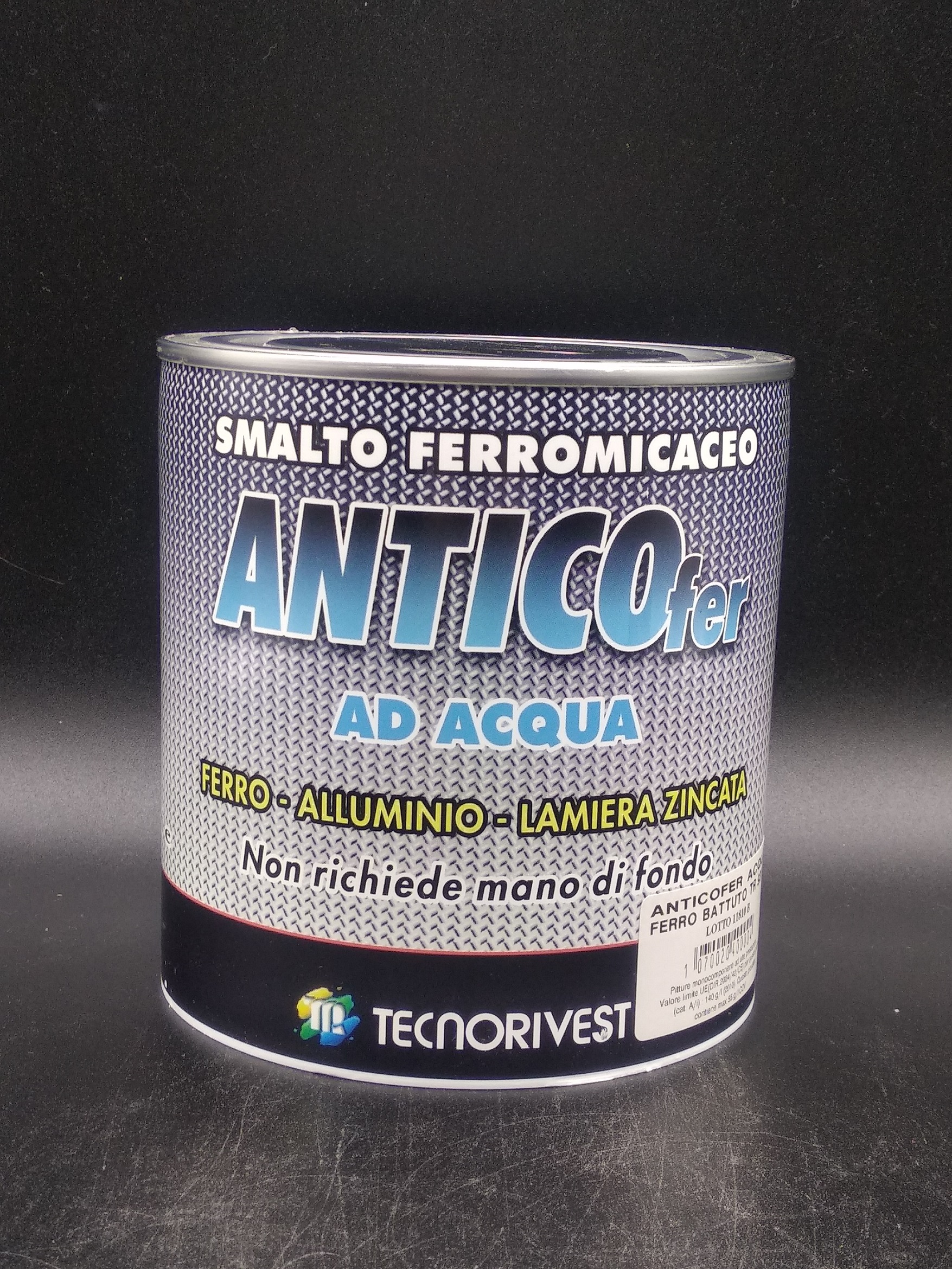 Vernice finitura trasparente satinata ad acqua Anticofer