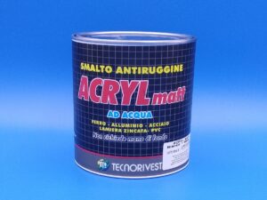 Smalto antiruggine ad acqua ACRYL MAT “Tecnorivest” bianco