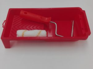 Set rullino perlon riga gialla