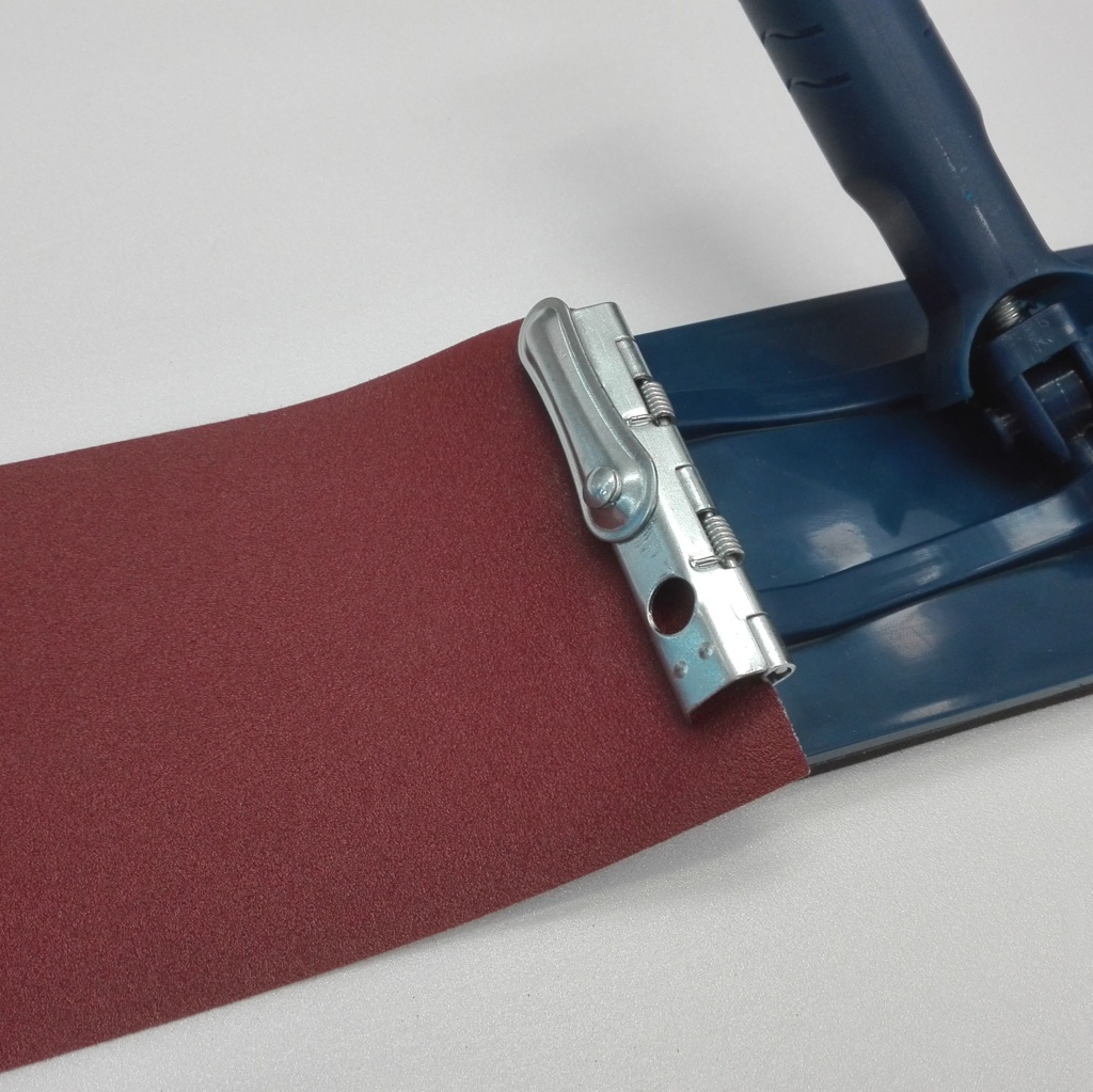 Tampone per carta vetrata snodato – art. 030TA - applicazione carta