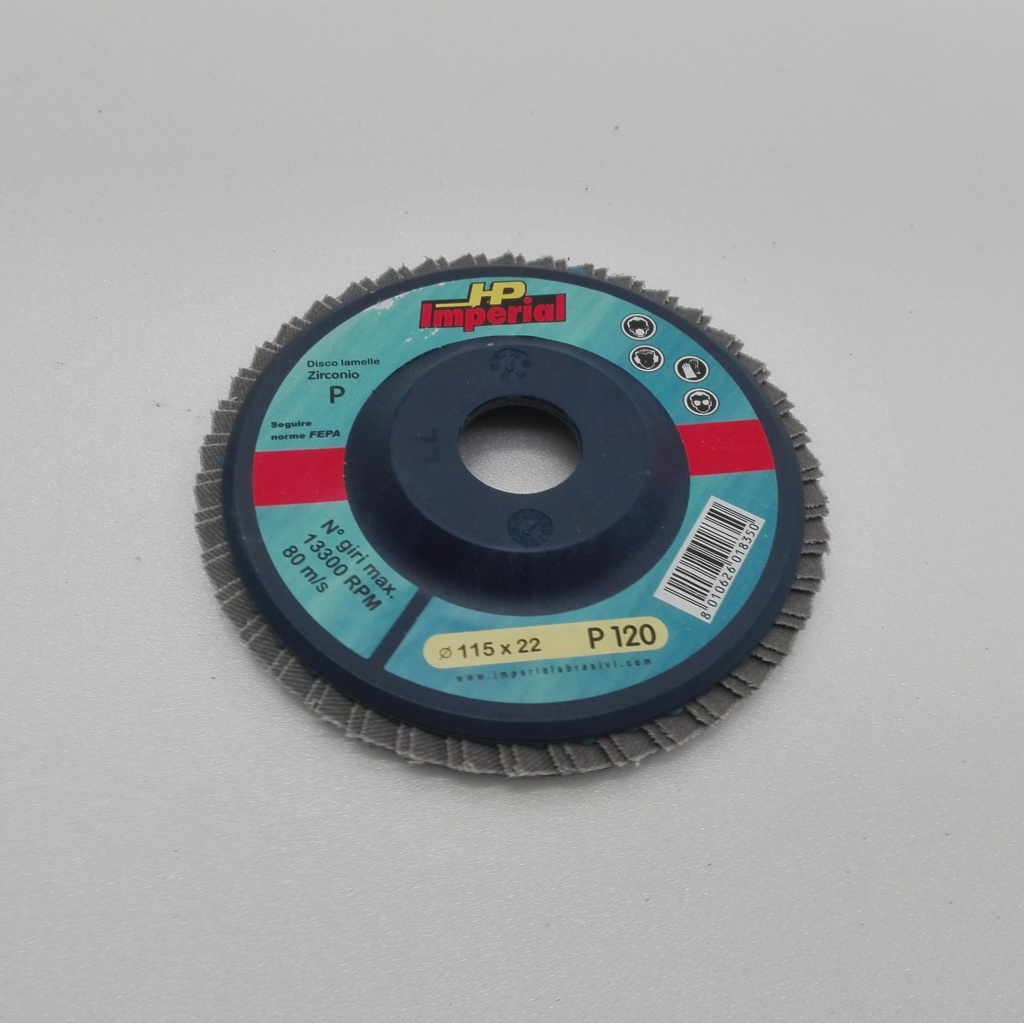 Disco abrasivo lamellare allo zirconio imperial