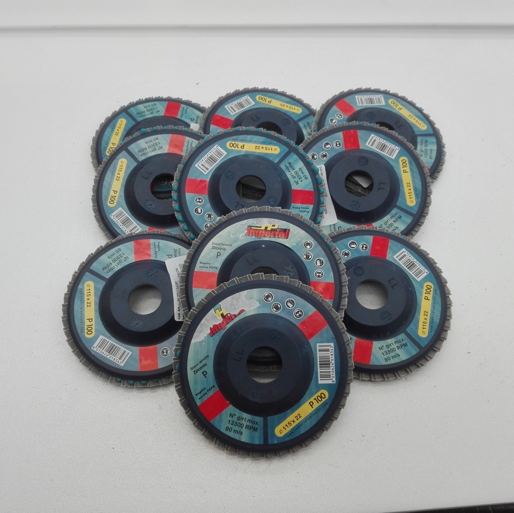 Disco abrasivo lamellare allo zirconio offerta 5 pezzi Imperial