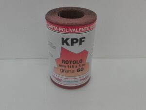 Mini rotoli carta abrasiva polivalente rossa al corindone