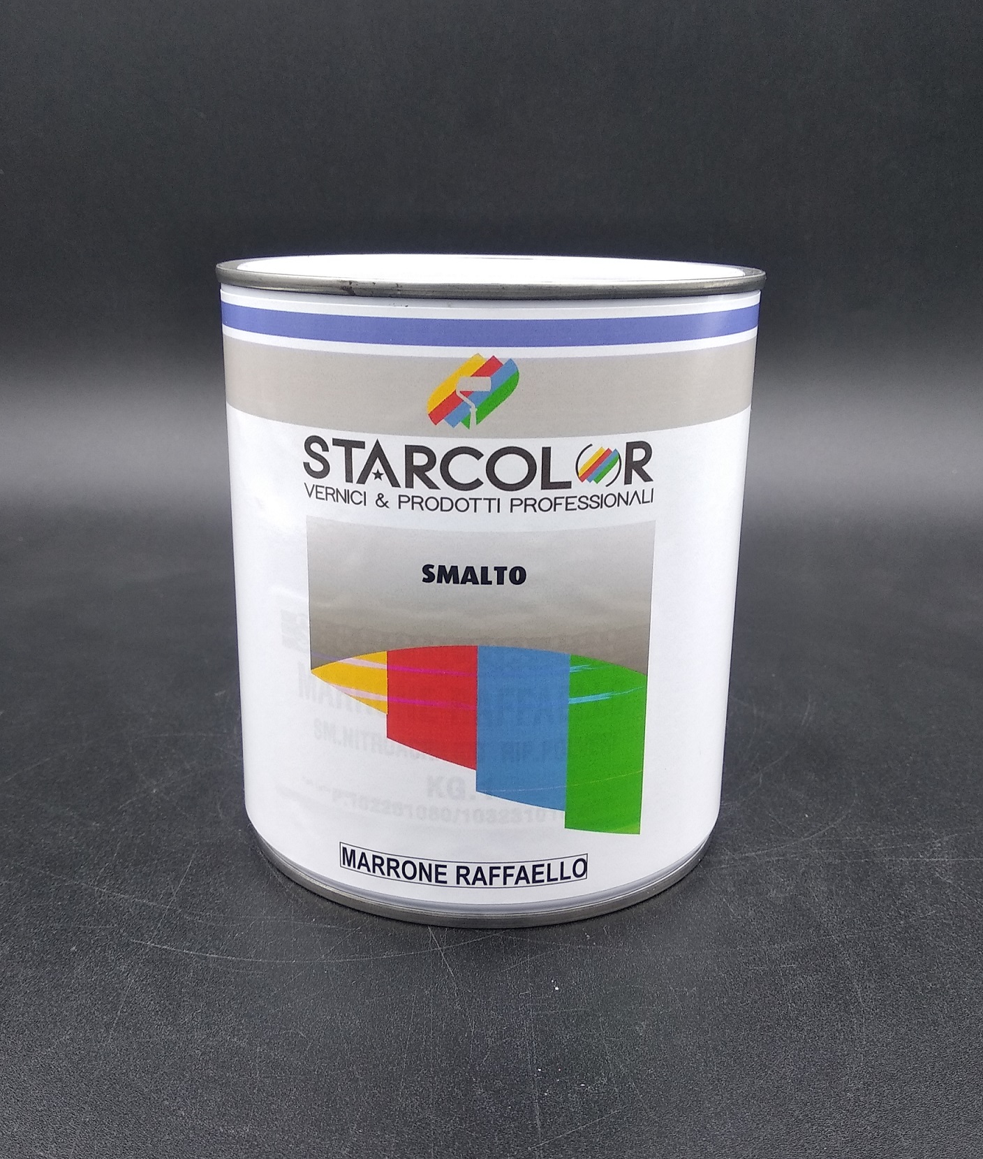 Smalto Raffaello Marrone speciale ritocco per verniciature a polvere