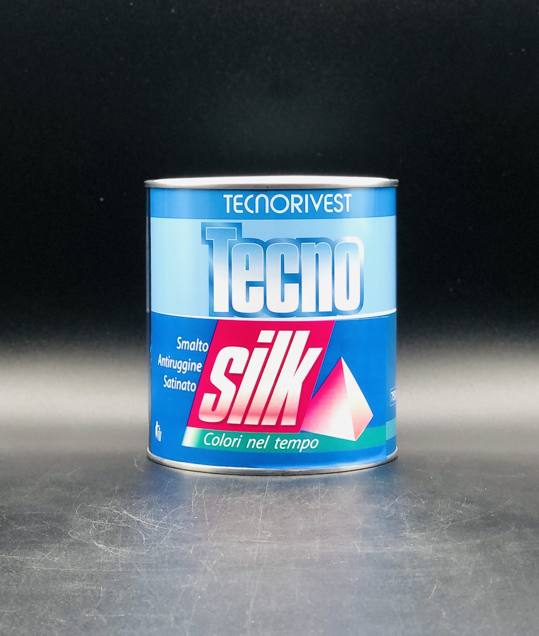 Smalto Antiruggine Satinato Nero Tecno Silk Tecnorivest