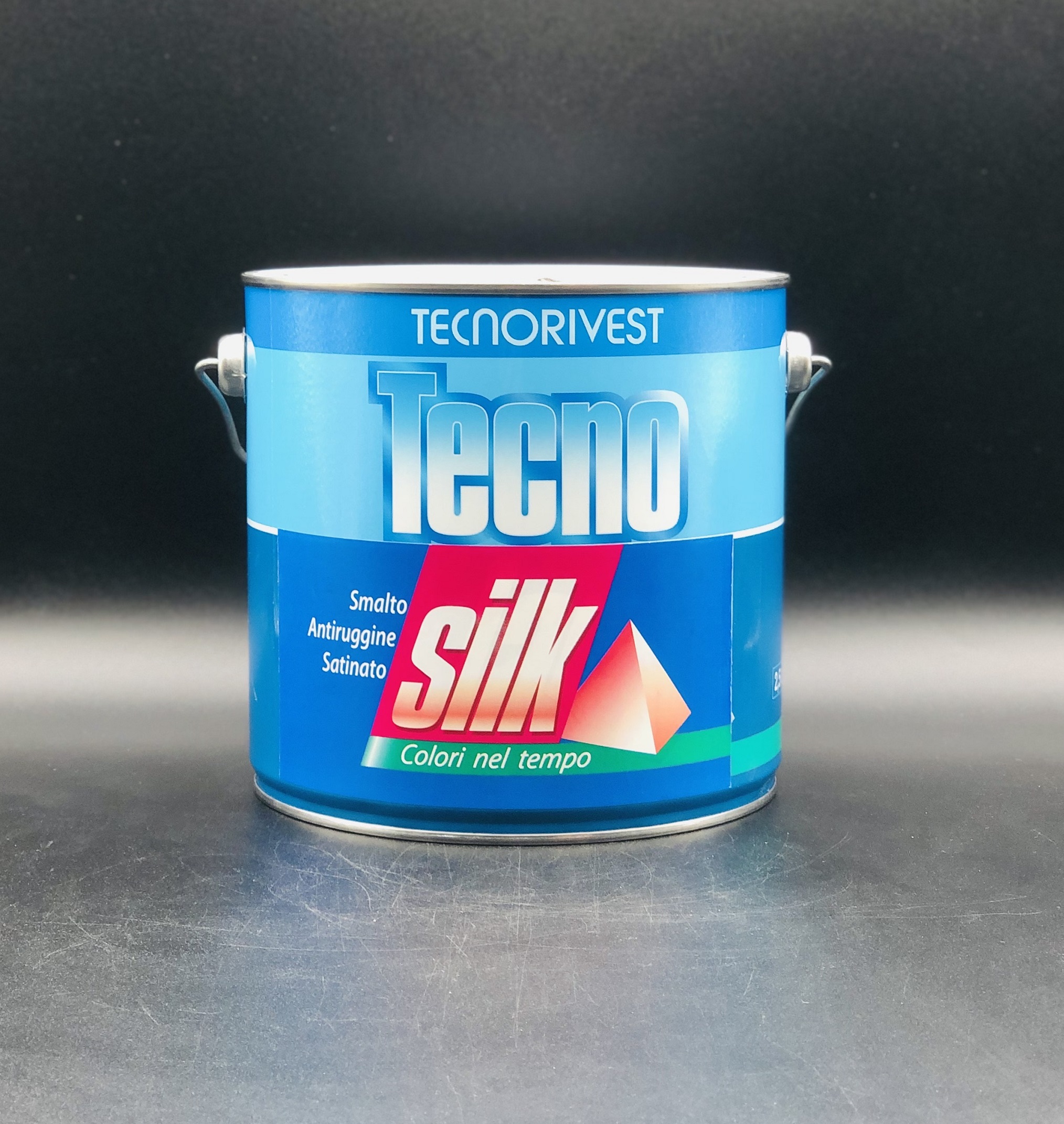 Smalto Antiruggine Satinato Nero Tecno Silk Tecnorivest - immagine 2