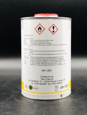 Diluente sintetico per smalti e vernici sintetiche 1 litro etichetta