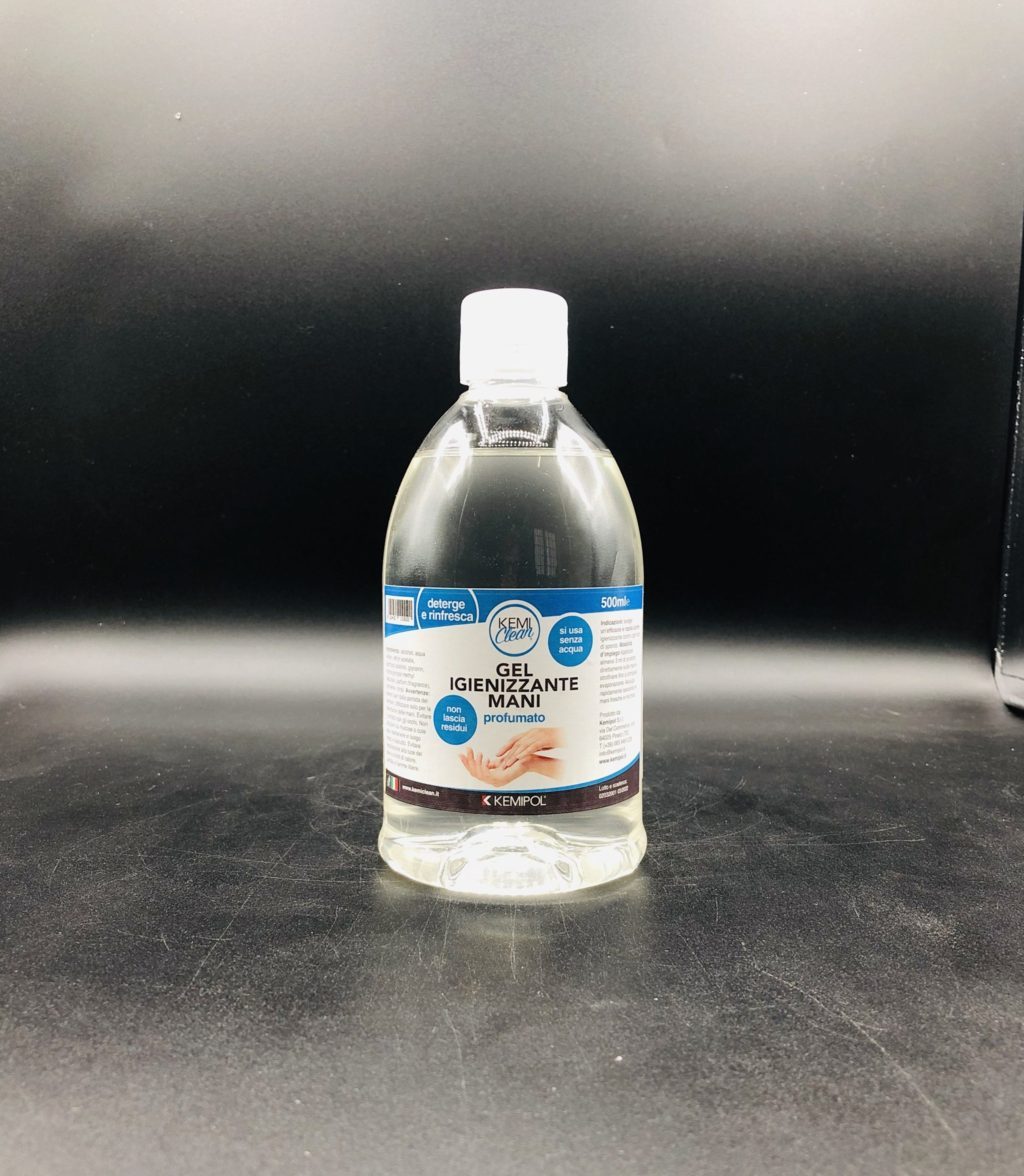 Gel igienizzante mani profumato Kemipol 500ml