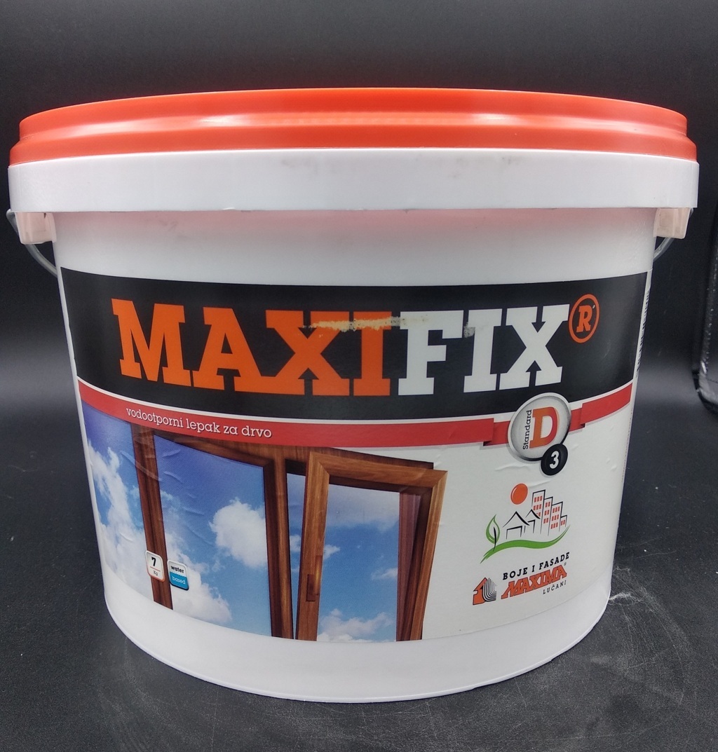 Colla per legno resistente all’acqua Maxifix D3 zoom frontale