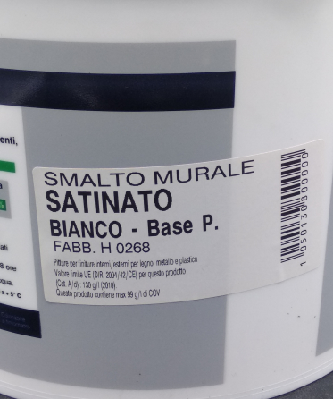 Smalto Murale ad Acqua Bianco Satinato Opaco Lucido Tecnorivest Idrol - immagine 6