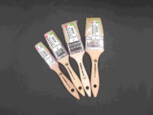 Set pennellesse professionali (30/40/50/60) per smalti e vernici. Serie73  Italiana Pennelli