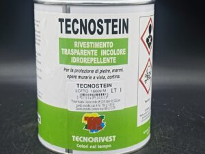 Rivestimento trasparente idrorepellente a solvente Tecnostein Tecnorivest